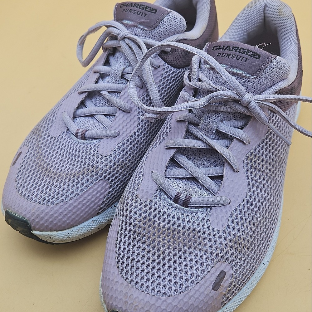 Under Armour Charged Pursuit Women's Shoes Size 11 Purple Sneakers Running - Picture 8 of 10